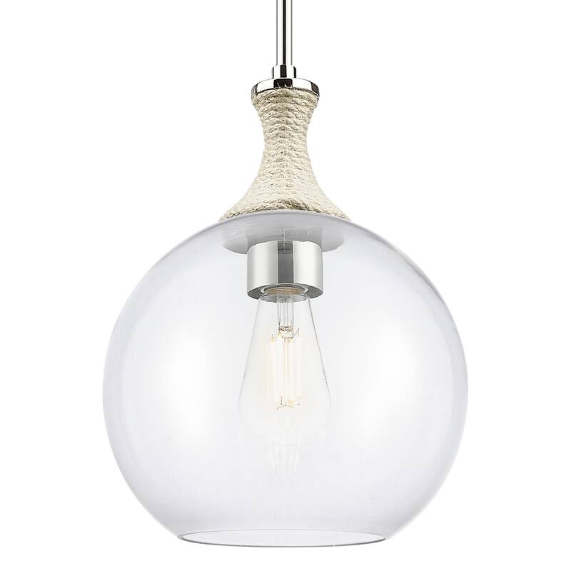 Innovations Lighting 415-1SR-G122-10 Astor 10" Wide Rope Detailed Mini - Polished Nickel