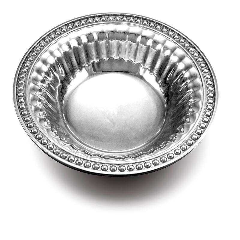 Wilton Armetale Flutes Pearls Snack Bowl