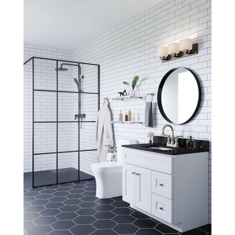 Design House Double Handle 4" Centerset Bathroom Faucet