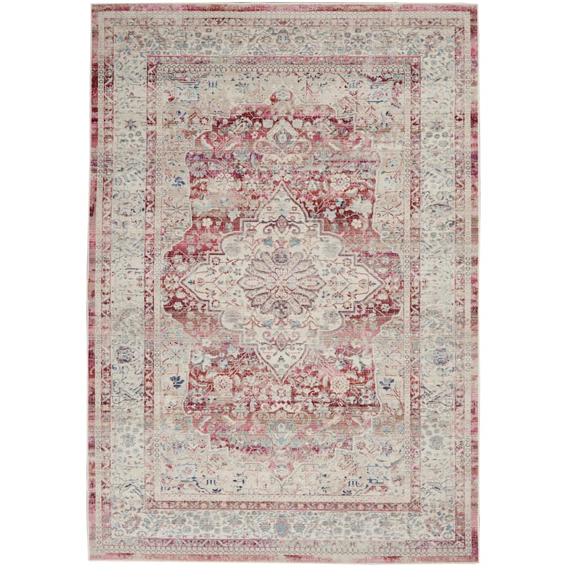 Nourison Vintage Kashan Persian Medallion Area Rug