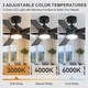 preview thumbnail 151 of 193, 42/48/52/56/60/65-IN LED Ceiling Fan with Light Kit and Remote(5/6/7/8-Blade)