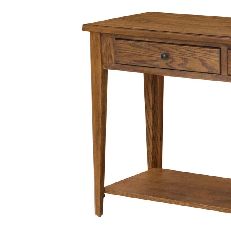 Chromcraft Peter Revington Console Table in Chestnut Finish