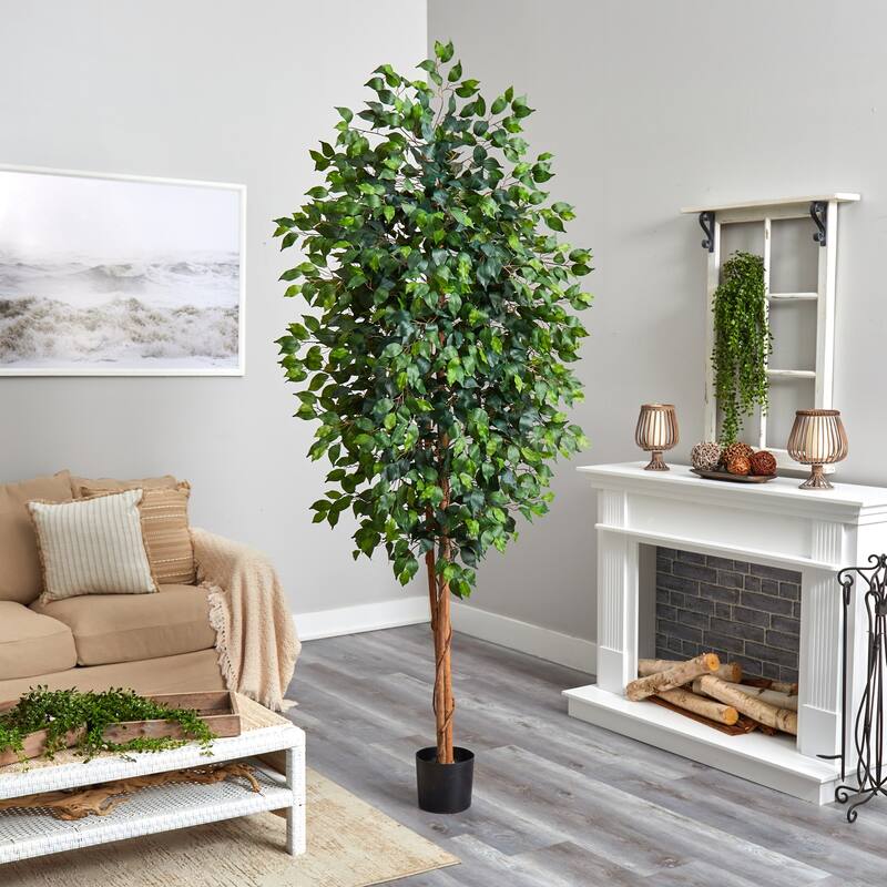 8Ft Artificial Christmas Tree - Victorian Elegance Indoor Holiday Decor - 96" Lush Green Tree - 8ft.