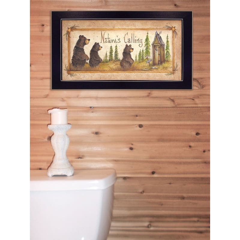 TrendyDecor4U Contemporary "Nature's Calling" Framed Print Wall Art by Mary June