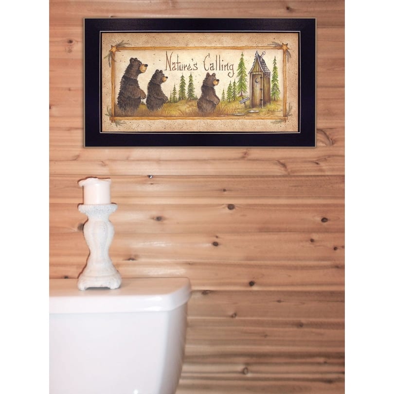 TrendyDecor4U Contemporary "Nature's Calling" Framed Print Wall Art by Mary June