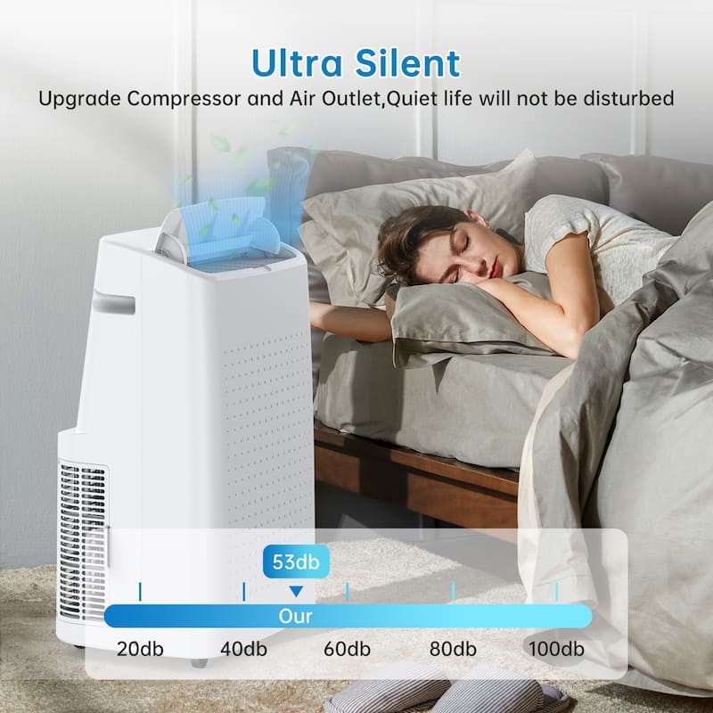 15,000 BTU Portable Air Conditioner, Cools up to 800 Sq.ft