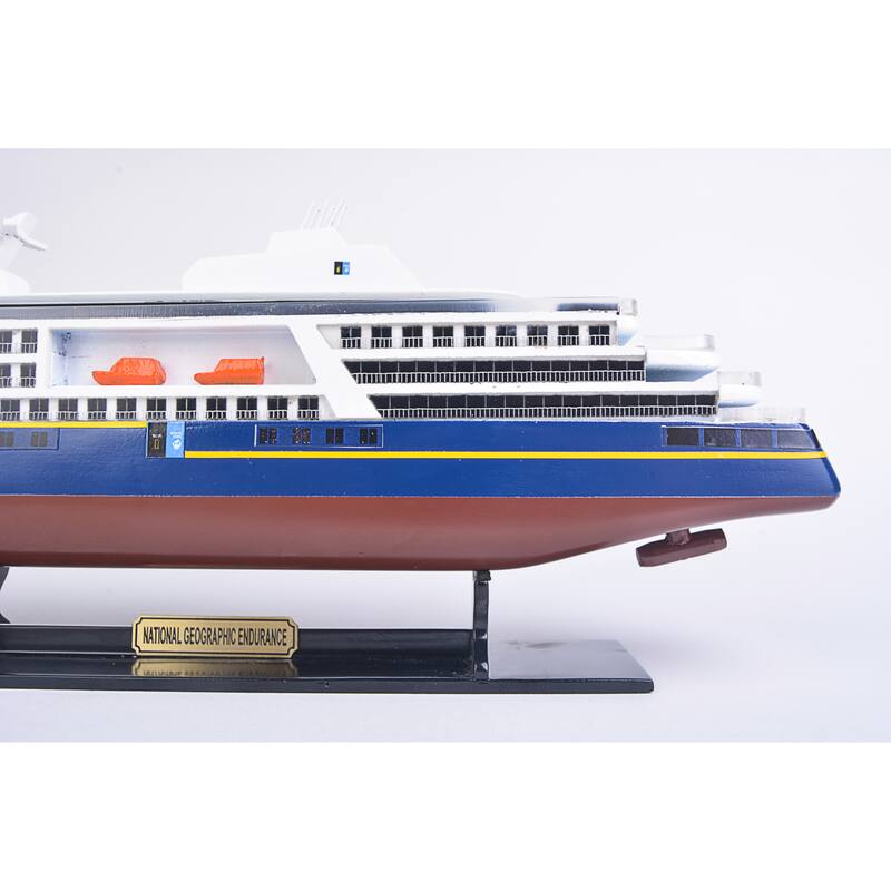 National Geographic Endurance Painted Small Cruiseship Model