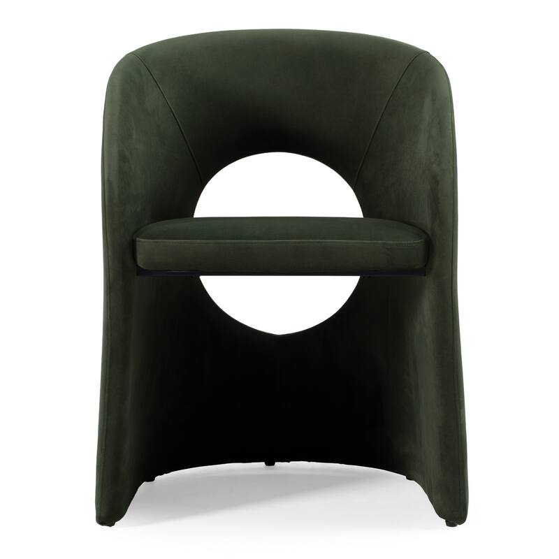 Modrest Brea Modern Green Fabric Dining Chair