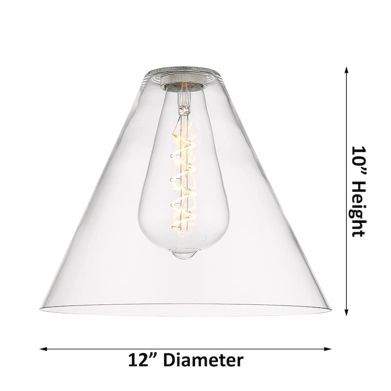 Innovations Lighting 434-1P-11-12 Crown Point Pendant Cone Crown Point