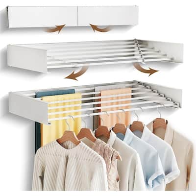 Adjustable 3-Tier Aluminum Laundry Drying Rack