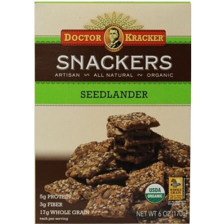 Doctor Kracker Seed lander Snackers - Case of 6 - 6 oz.