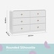 preview thumbnail 45 of 52, Storkcraft Santos 6 Drawer Dresser