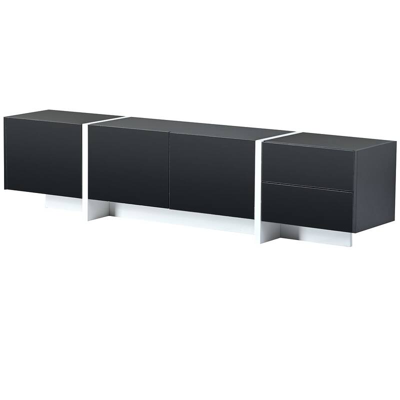 74.8'' Modern Style Contemporary Rectangle Design TV Stand
