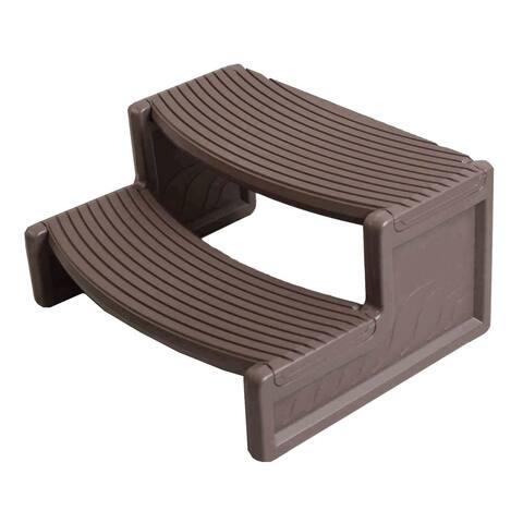 Confer Plastic HS2-P Resin Multi Purpose Spa Hot Tub Handi-Step Steps Portabello - 15.15