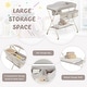 preview thumbnail 3 of 5, Baby Diaper Changing Table Folding Newborn Nursery Organizer W/Wheel
