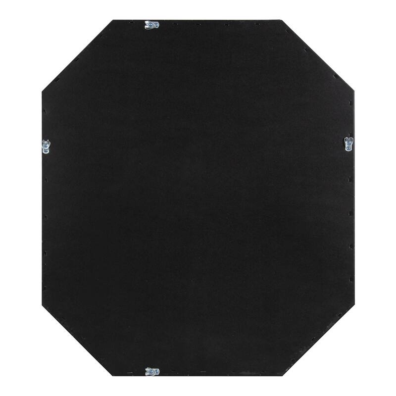 Kate and Laurel Rhodes Octagon Panel Framed Wall Mirror