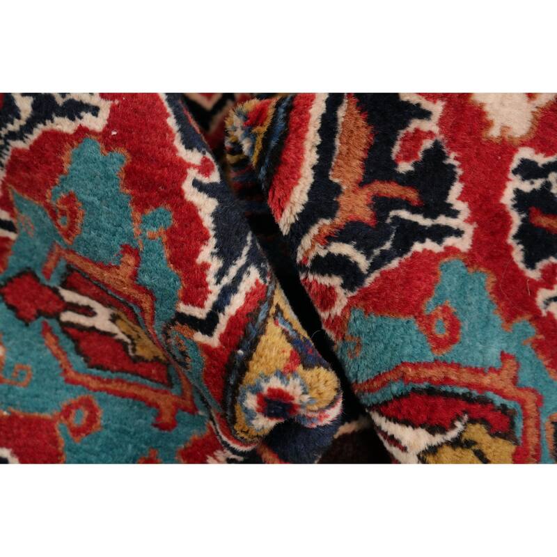 Hand Knotted Oriental 100% Wool Carpet Traditional Floral Beige & Ivories Tabriz Area Rug - 11' 2'' X 7' 4''