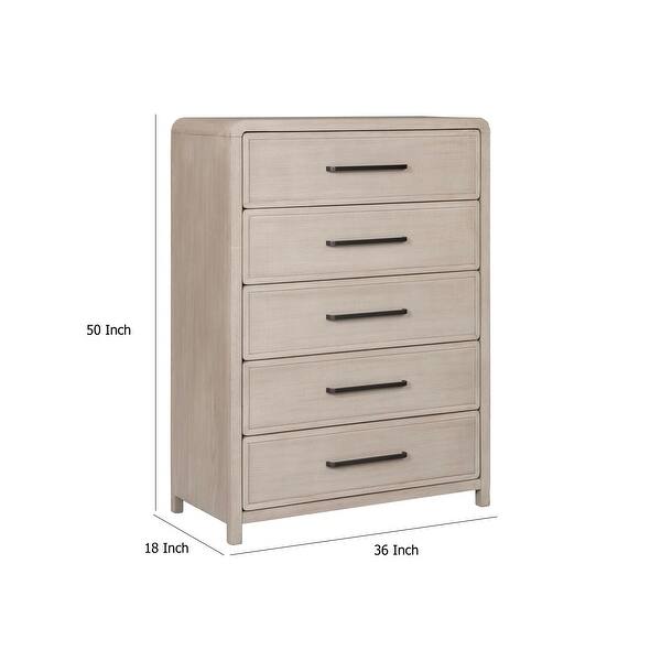 Giva Tall Dresser Chest, 5 Drawers, Natural Oak Beige Solid Rubberwood - Bed Bath & Beyond - 42928928 Giva Tall Dresser Chest, 5 Drawers, Natural Oak Beige Solid Rubberwood - Bed Bath & Beyond - 42928928