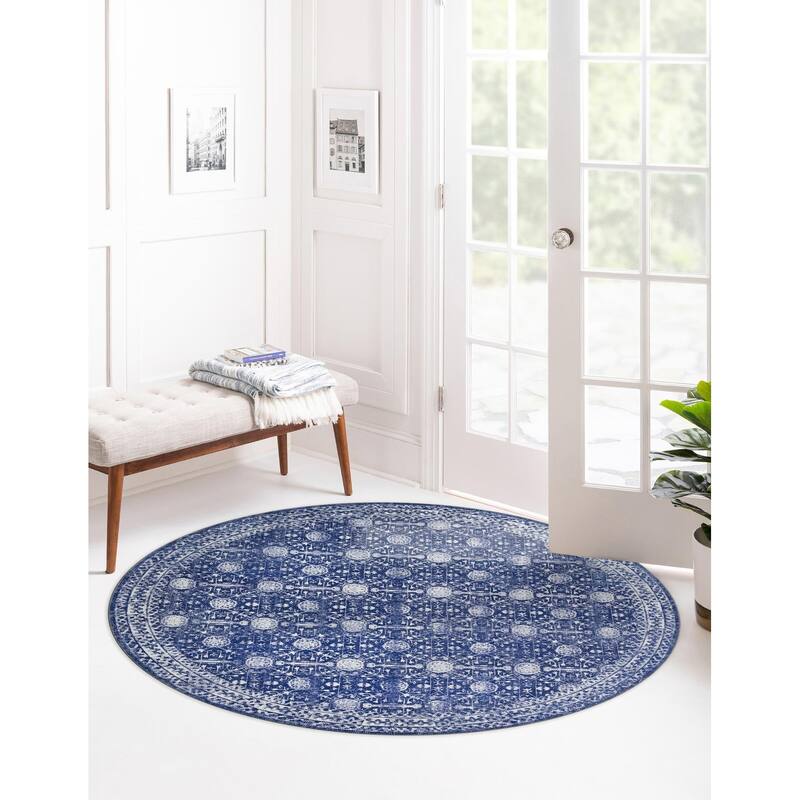 Transitional Rine Collection Area Rug