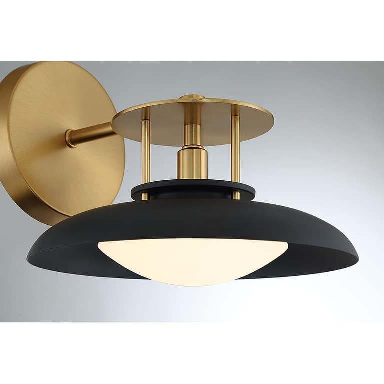 Savoy House 9-1686-1 Gavin 8" Tall LED Bathroom Sconce