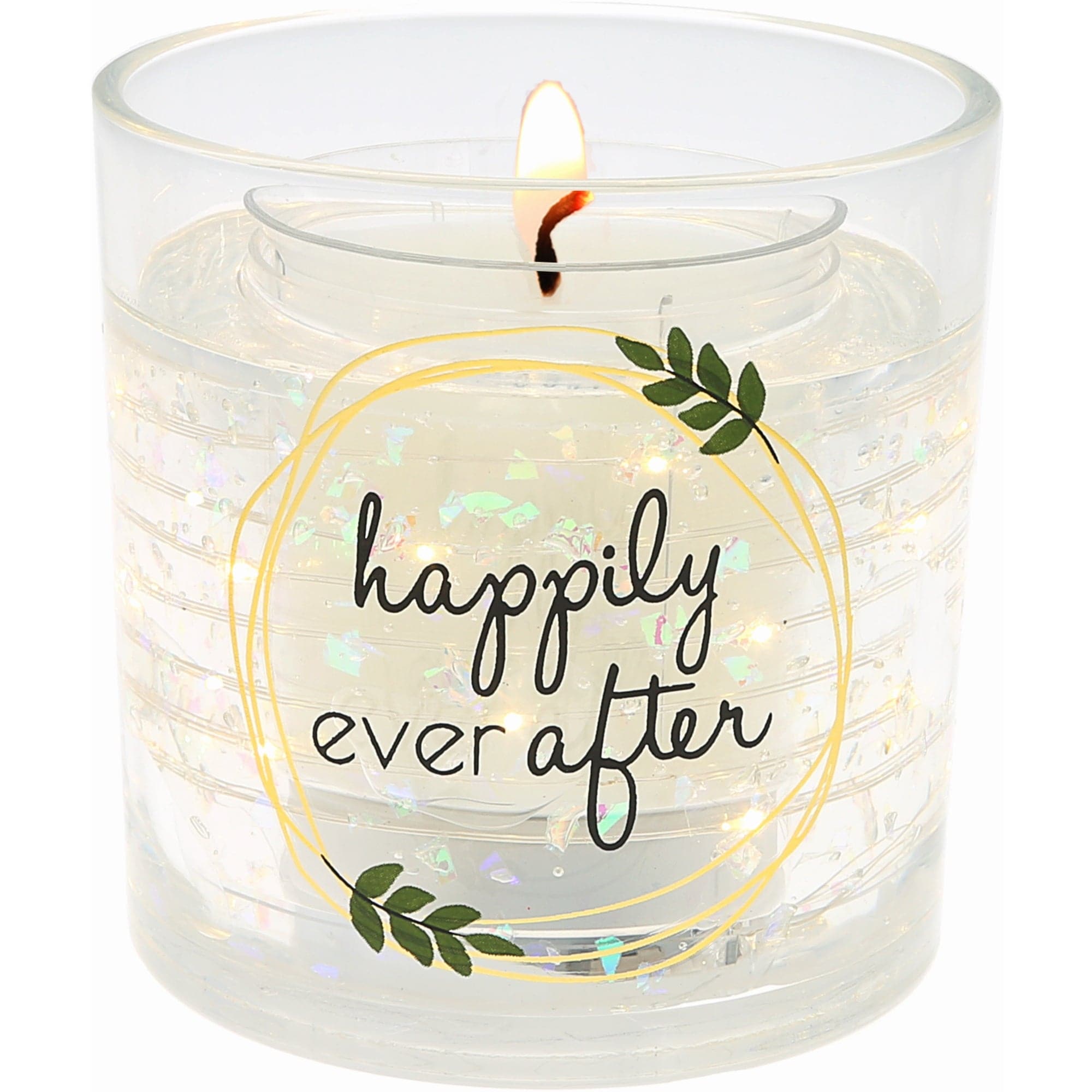 Pavilion Happily Ever After Soy Wax Candle with LED Accents - 5 oz