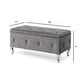 preview thumbnail 19 of 53, Upholstered Tufted Storage Bench