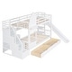 preview thumbnail 8 of 7, Twin-over-Twin Castle Style Bunk Bed with Drawers, Shelves and Slide