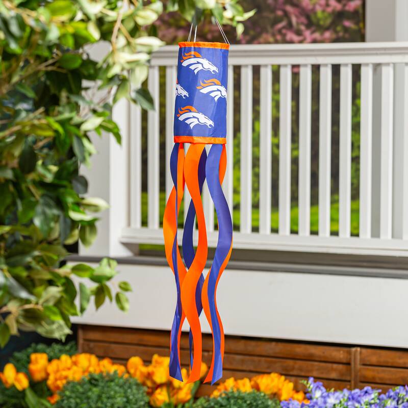 40" NFL Team Sublimated Fabric Windsock - Broncos