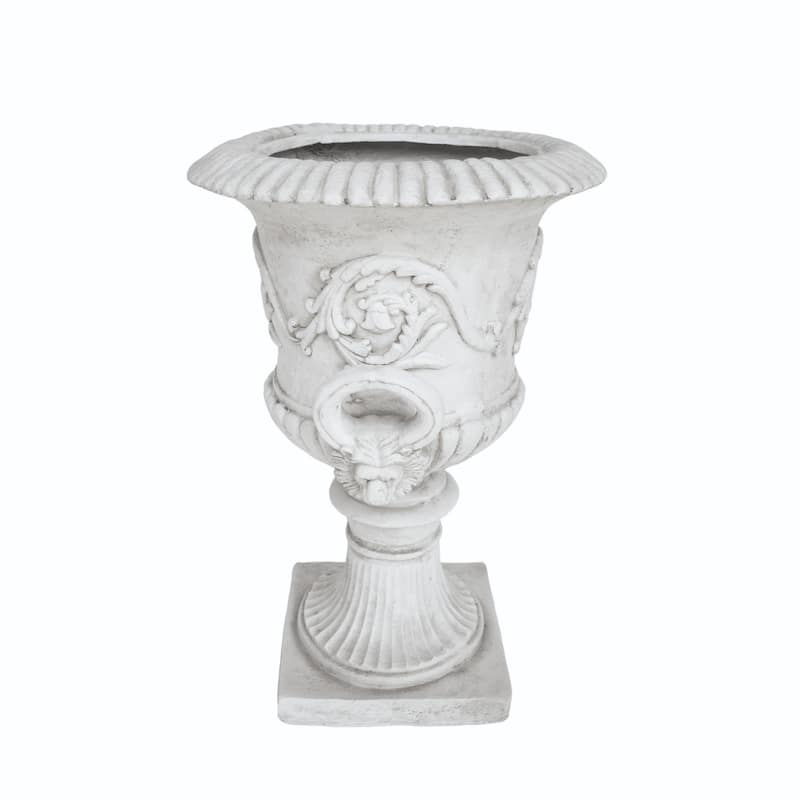 Adonis Roman Botanical Lightweight Concrete Chalice Garden Urn Planter by Christopher Knight Home