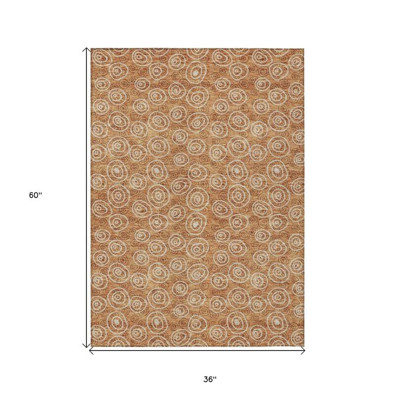 HomeRoots Geometric Transitional Rectangle Outdoor Rug