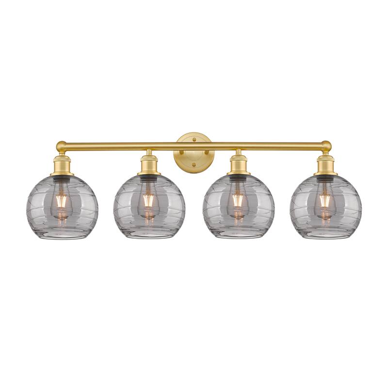 Innovations Lighting Athens Deco Swirl - 4 Light 35" Bath Vanity Light