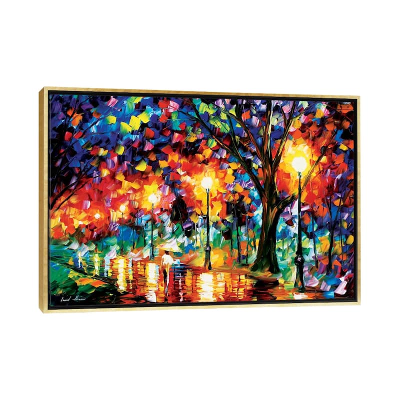 iCanvas "Eternity" by Leonid Afremov Framed Canvas Print - Gold - 18x26