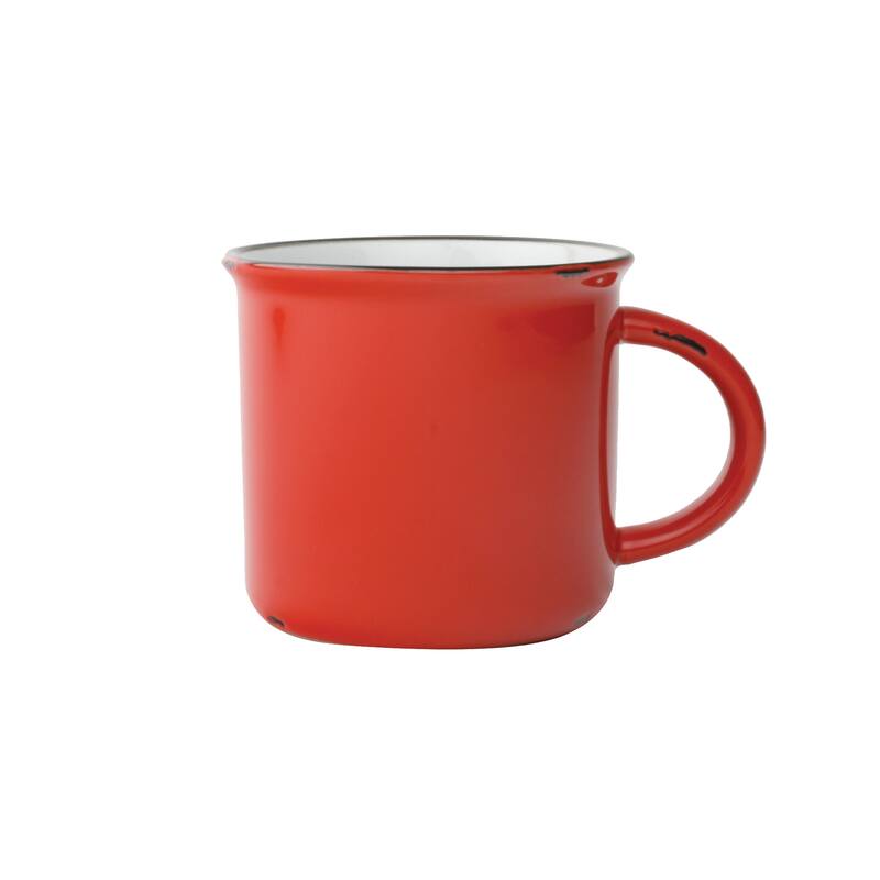Tinware Mugs- Set of 4 - Red