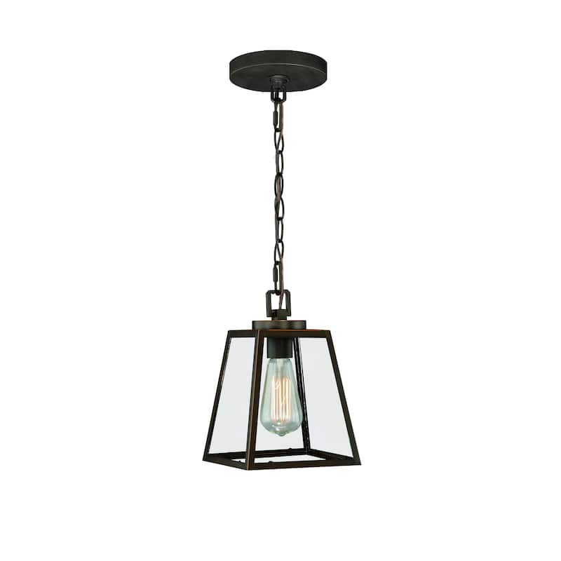 Grant Farmhouse Mini Pendant Ceiling Light Clear Glass
