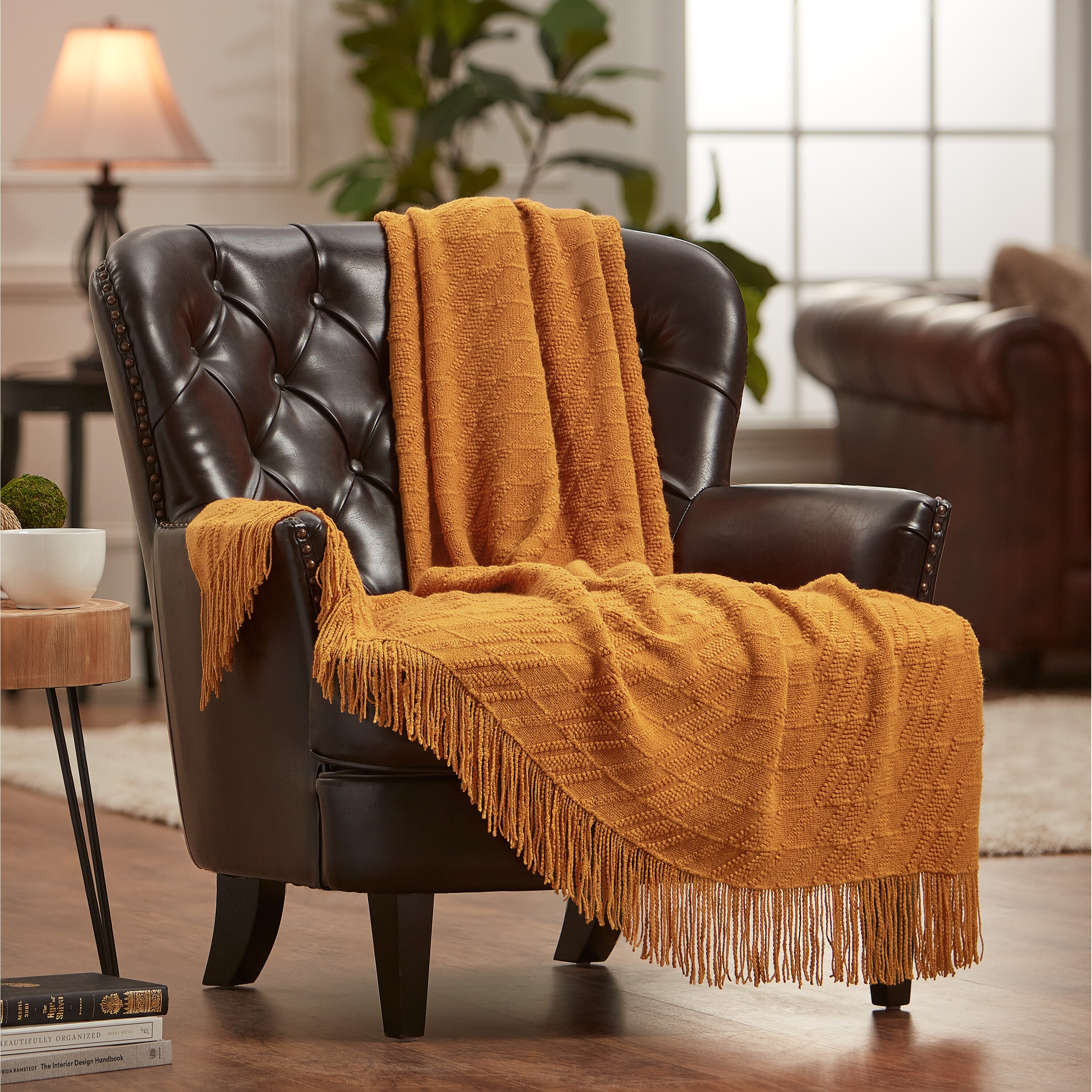 Boho textured throw blanket deals