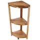 EcoDecors 3-Tier, Shower Table, Standing Shower-Caddy, Teak Shower ...