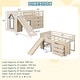 preview thumbnail 3 of 8, Costway Twin Low Loft bed with Slide Ladder Storage Drawers Play Game