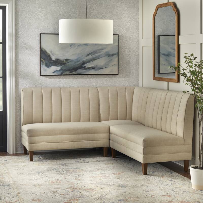 Lifestorey Linstrom 4-Piece Upholstered Banquette Set