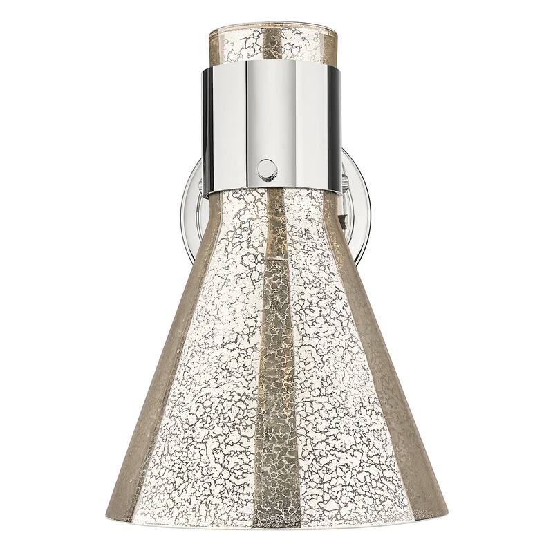 Innovations Lighting 464-1W-G464C-7ME Lawton Cone 9" Tall Bathroom