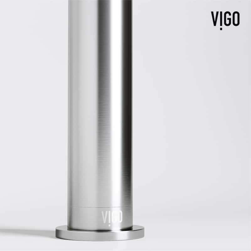 VIGO Ruxton 12" H Single Handle Single Hole Bathroom Vessel Faucet