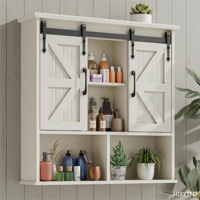 Bathroom Wall Cabinet - 7.7*31*30inch