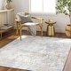 preview thumbnail 1 of 7, Artistic Weavers Lavadora Casual Modern Machine Washable Area Rug Blue/Grey - 5' 3" x 7'