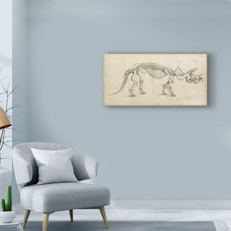 Ethan Harper 'Dinosaur Study Ii' Canvas Art