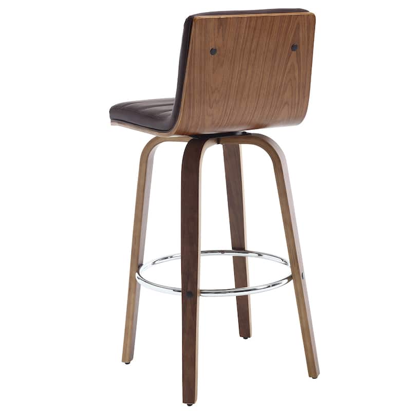 26"/29" Faux Leather Swivel Bar/Counter Stools, Set of 2/3