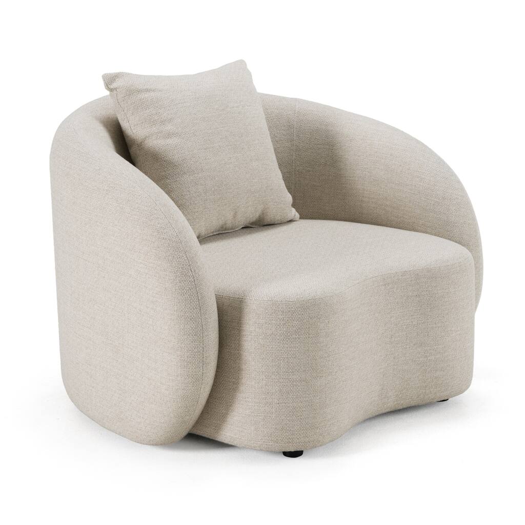 Renava Tabarca Outdoor Beige Fabric Chair