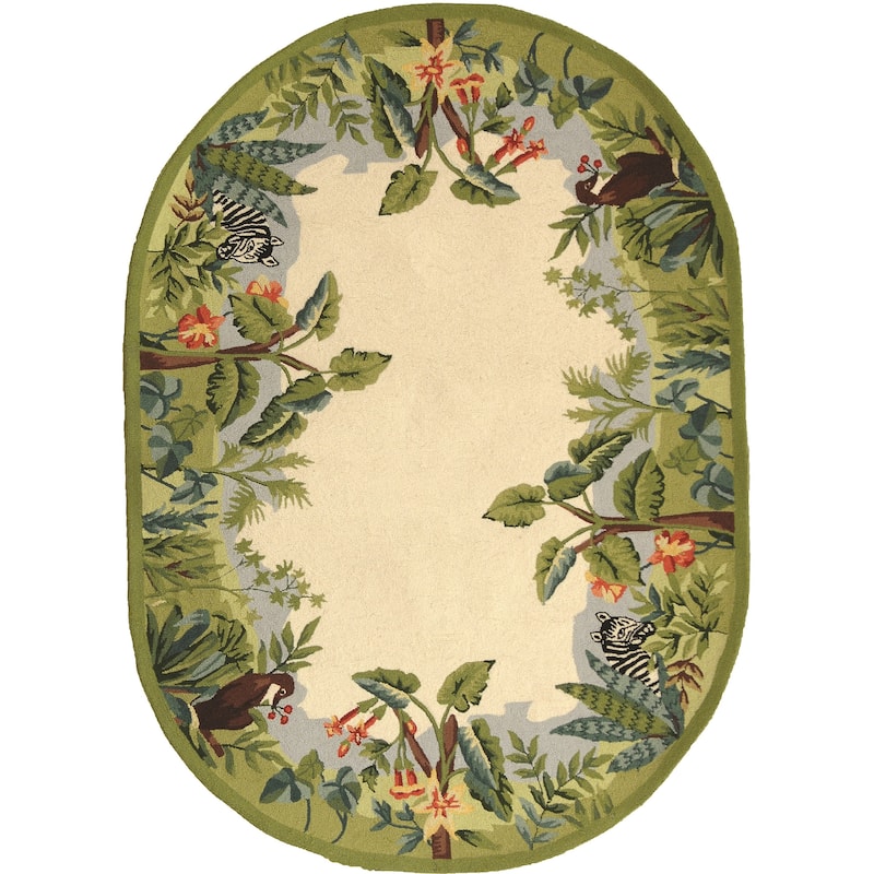 SAFAVIEH Handmade Chelsea Margrieta French Country Wool Rug