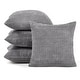 preview thumbnail 20 of 90, Deconovo Throw Pillow Covers, Corduroy Striped Decorative Covers, Set of 4