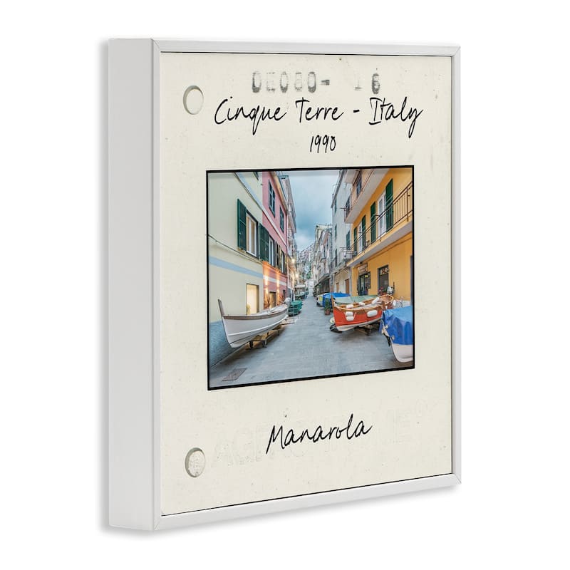 Stupell Vintage Travel Italy View Framed Giclee Art Design By Danita Delimont