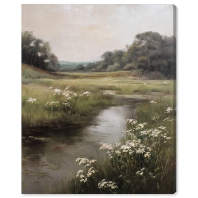 Quiet Waters Canvas by Art Remedy, Gallery Wrapped