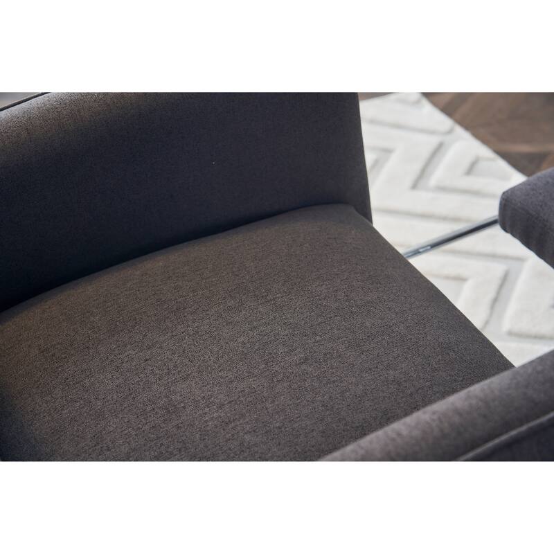 Comfortable Rocking Chair with Adjustable Footrest and Spacious Seat, Perfect for Relaxation and Leisure.